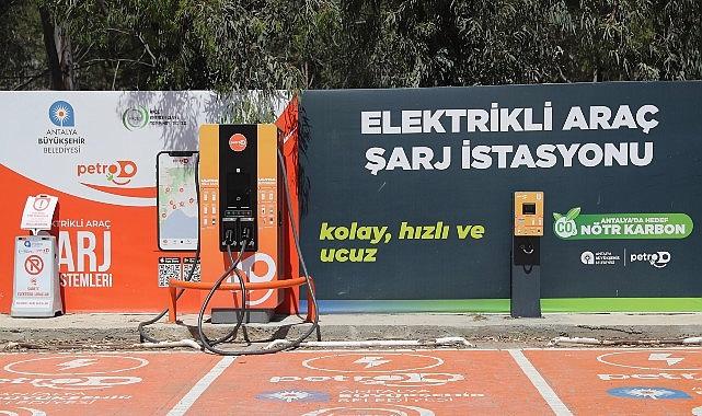Antalya Büyükşehir Belediyesi’nden Elektrikli Araçlar İçin Güçlü Şarj Altyapısı
